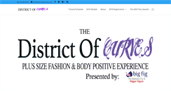 Desktop Screenshot of districtofcurves.com