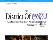 Tablet Screenshot of districtofcurves.com